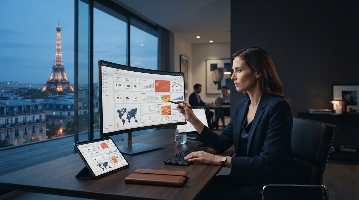 Patrimoire — tableau de bord d'analyse IA consulté en situation de mobilité